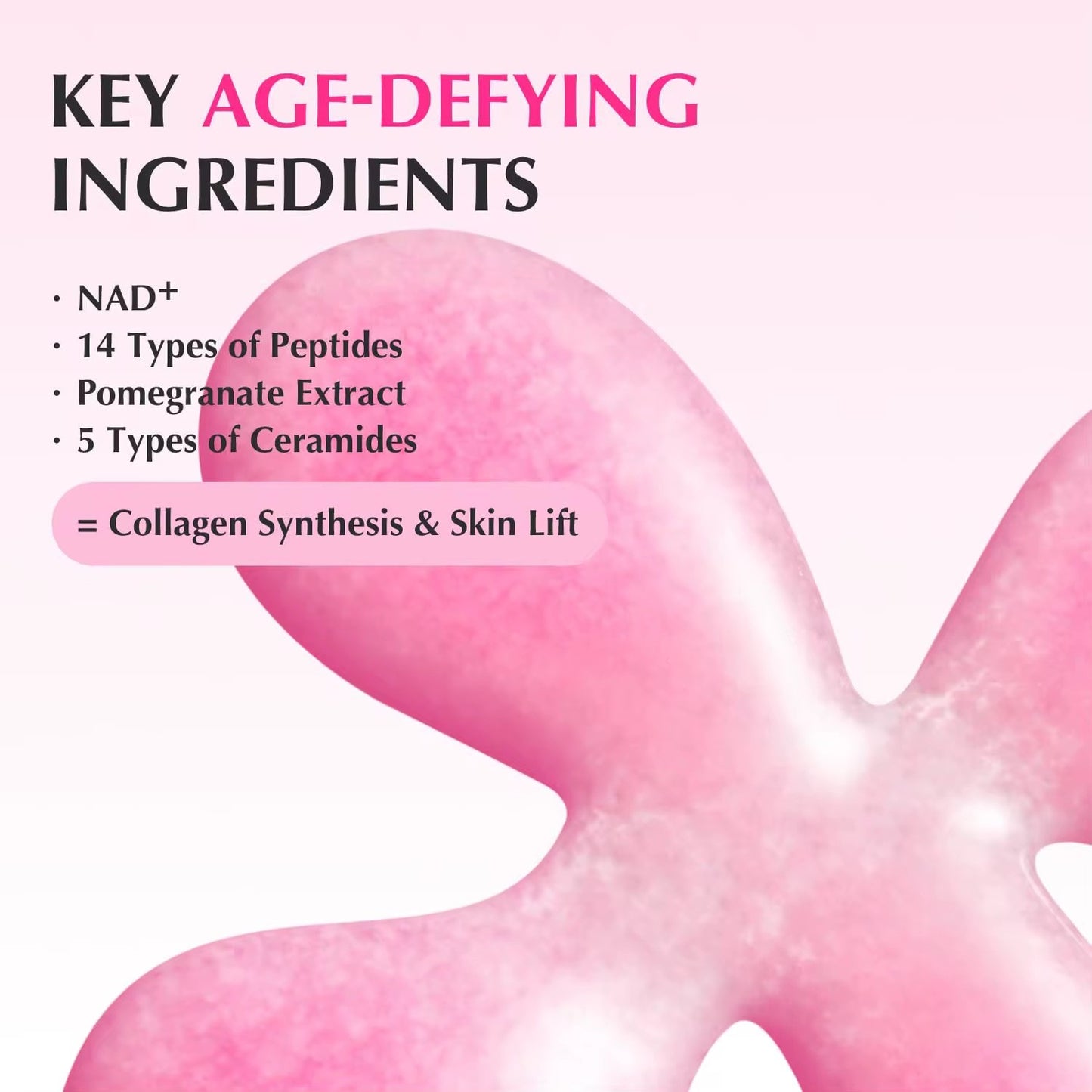 AD+ Peptide Boosting Serum | 14 Peptide Serum for Face, Neck & Body | Niacinamide 2% & Vegan Collagen for Anti-Aging, Firming & Lifting | Korean Skincare (1.01 oz / 30ml)