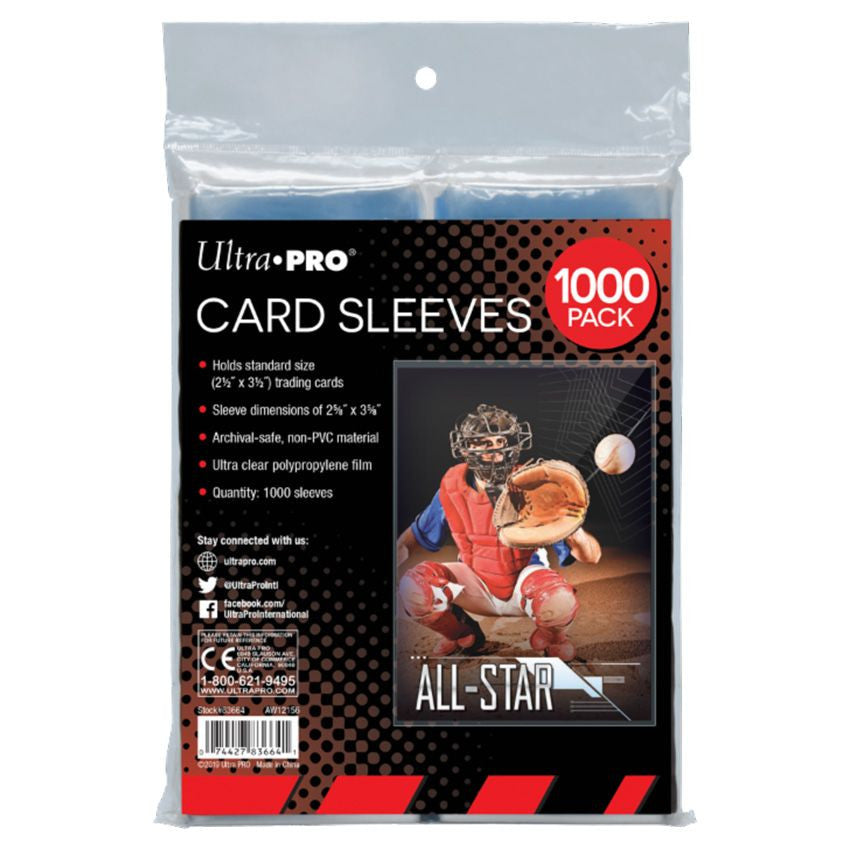 Ultra Pro Card Sleeves 1000 Pack