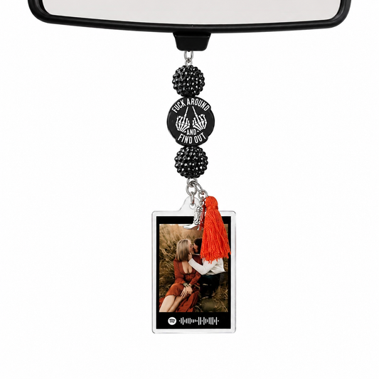 Spotify Personalized Car Charm with Photo
