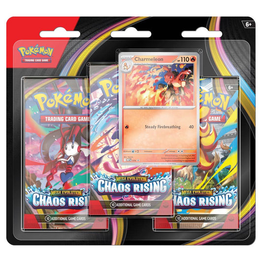 Chaos Rising Blister Pack (3) Pokémon TCG
