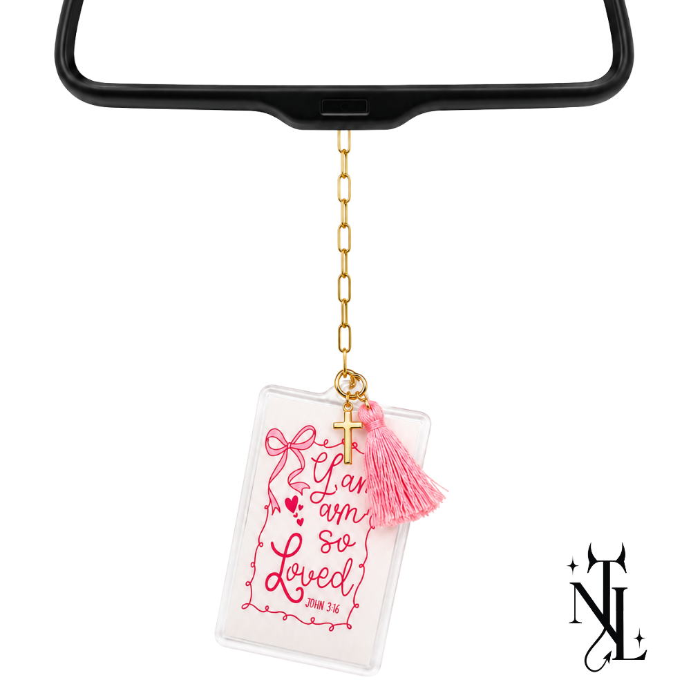 You are so loved John 3:16 Car Charm