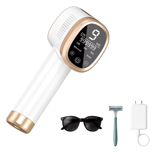 Laser Hair Removal Device for Women & Men, 21J, 9 Energy Levels, Auto & Manual Modes, Permanent Hair Reduction