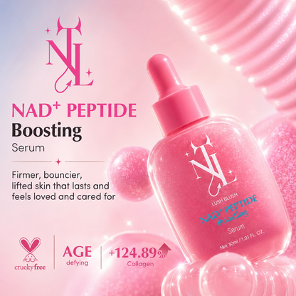 AD+ Peptide Boosting Serum | 14 Peptide Serum for Face, Neck & Body | Niacinamide 2% & Vegan Collagen for Anti-Aging, Firming & Lifting | Korean Skincare (1.01 oz / 30ml)