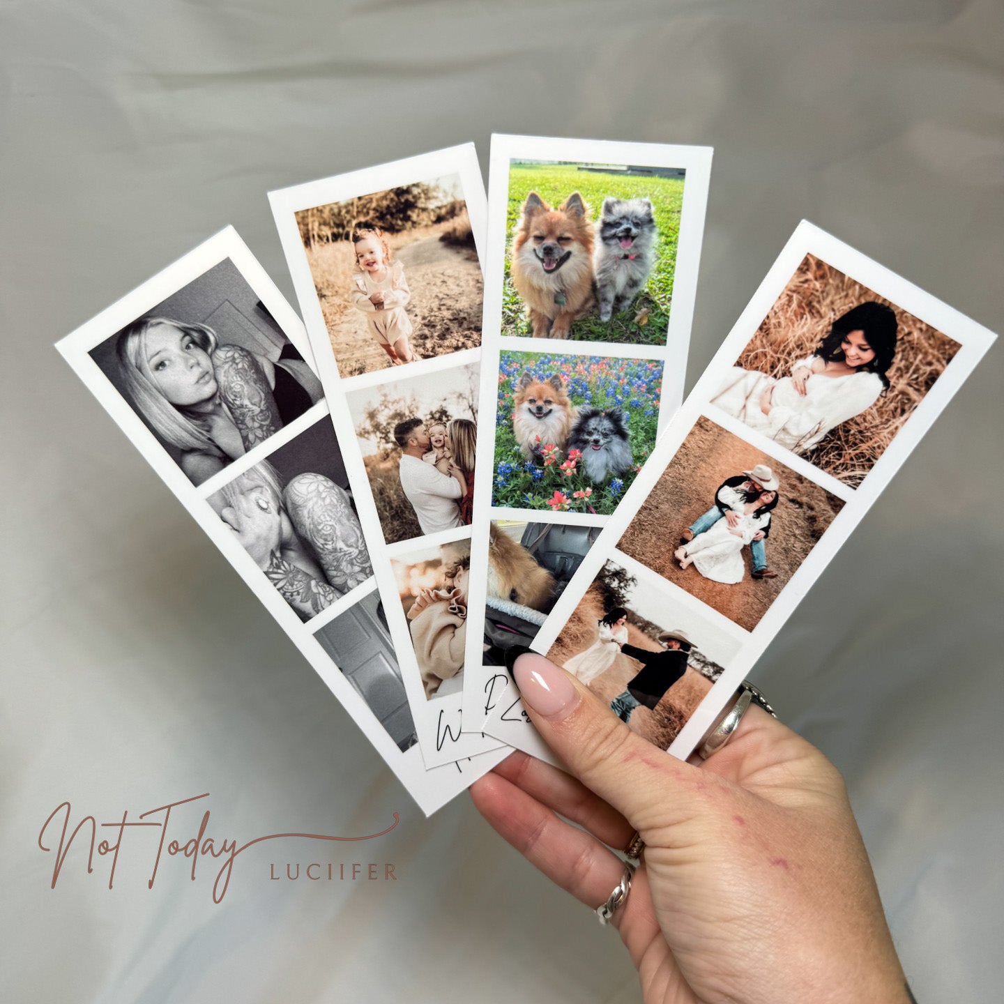 Personalized Photo Strip with Custom Text