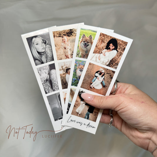 Personalized Photo Strip with Custom Text