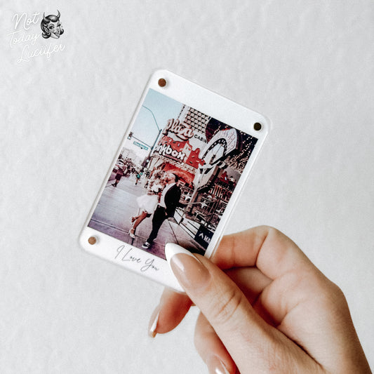Personalized Photograph Sun visor Clip